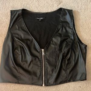 Pleather corset